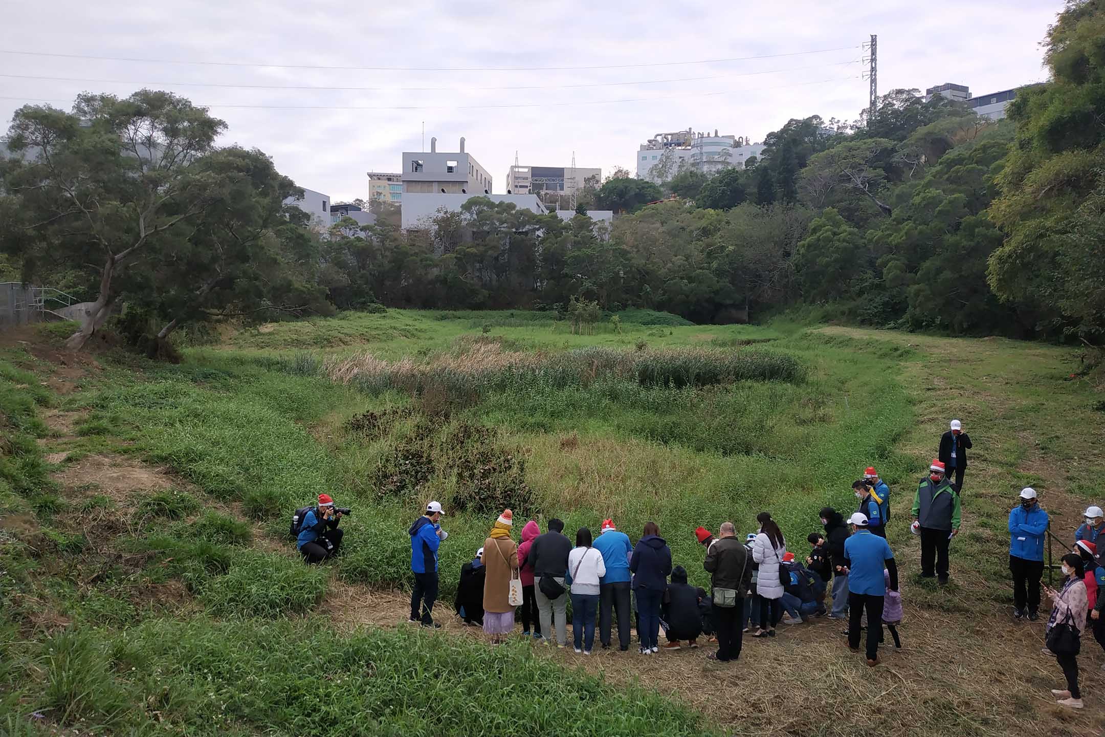 世界先進公司晶圓二廠螢火蟲野放活動。圖:作者提供
