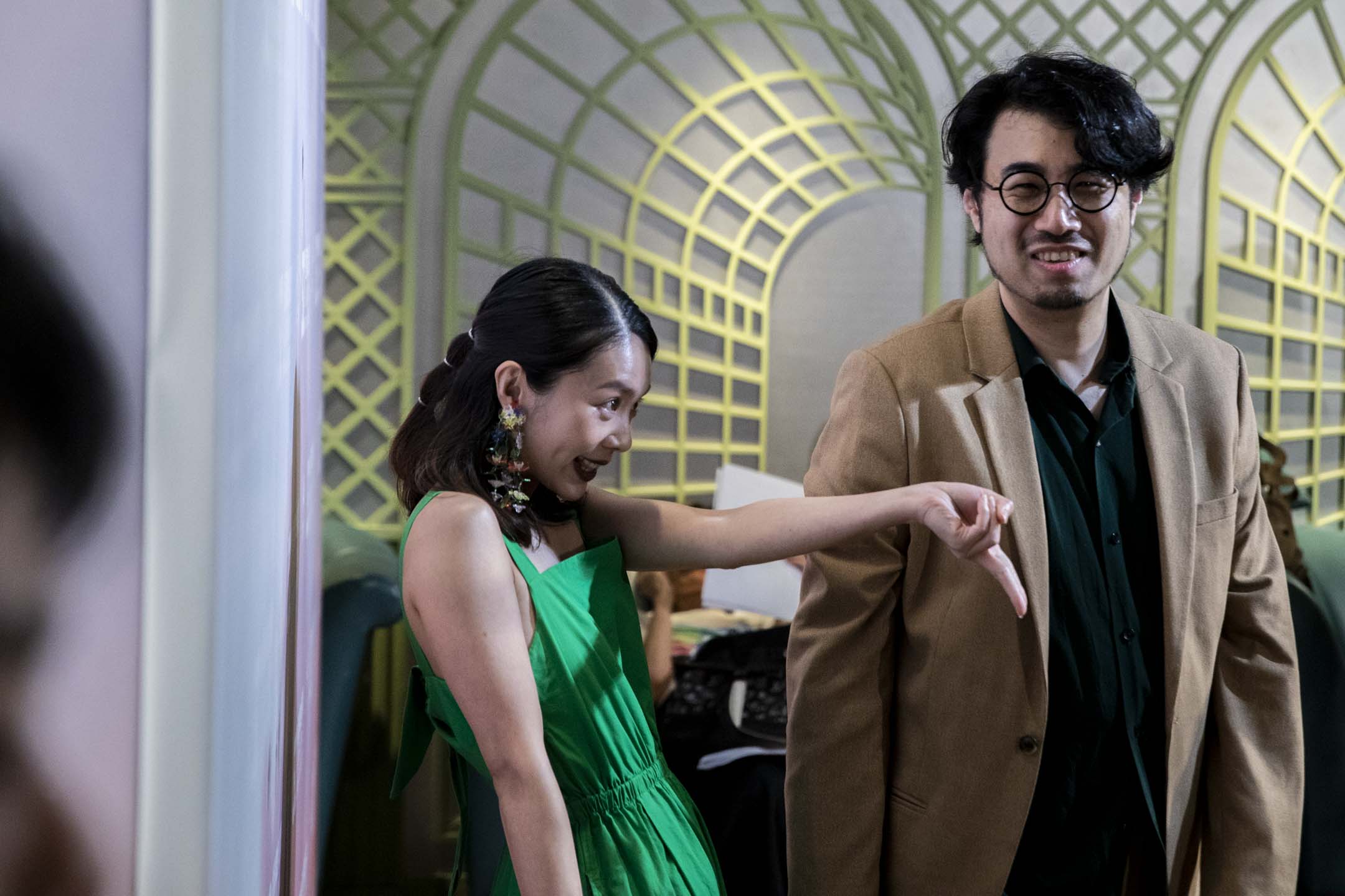 2024年4月29日,第32屆香港舞台劇頒獎禮,以《植物人》獲最佳導演 (悲劇/正劇) 的黃呈欣。攝:林振東/端傳媒
