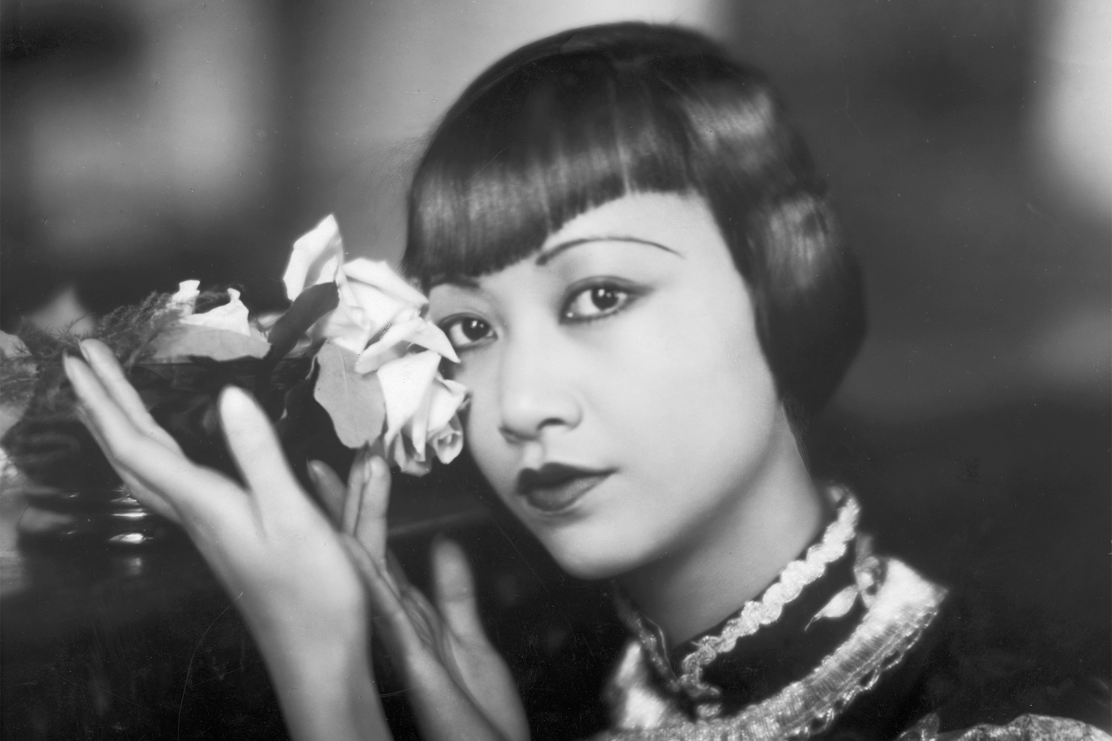 上世纪三﹑四十年代的华裔演员黄柳霜(Anna May Wong )。摄:General Photographic Agency/Getty Images