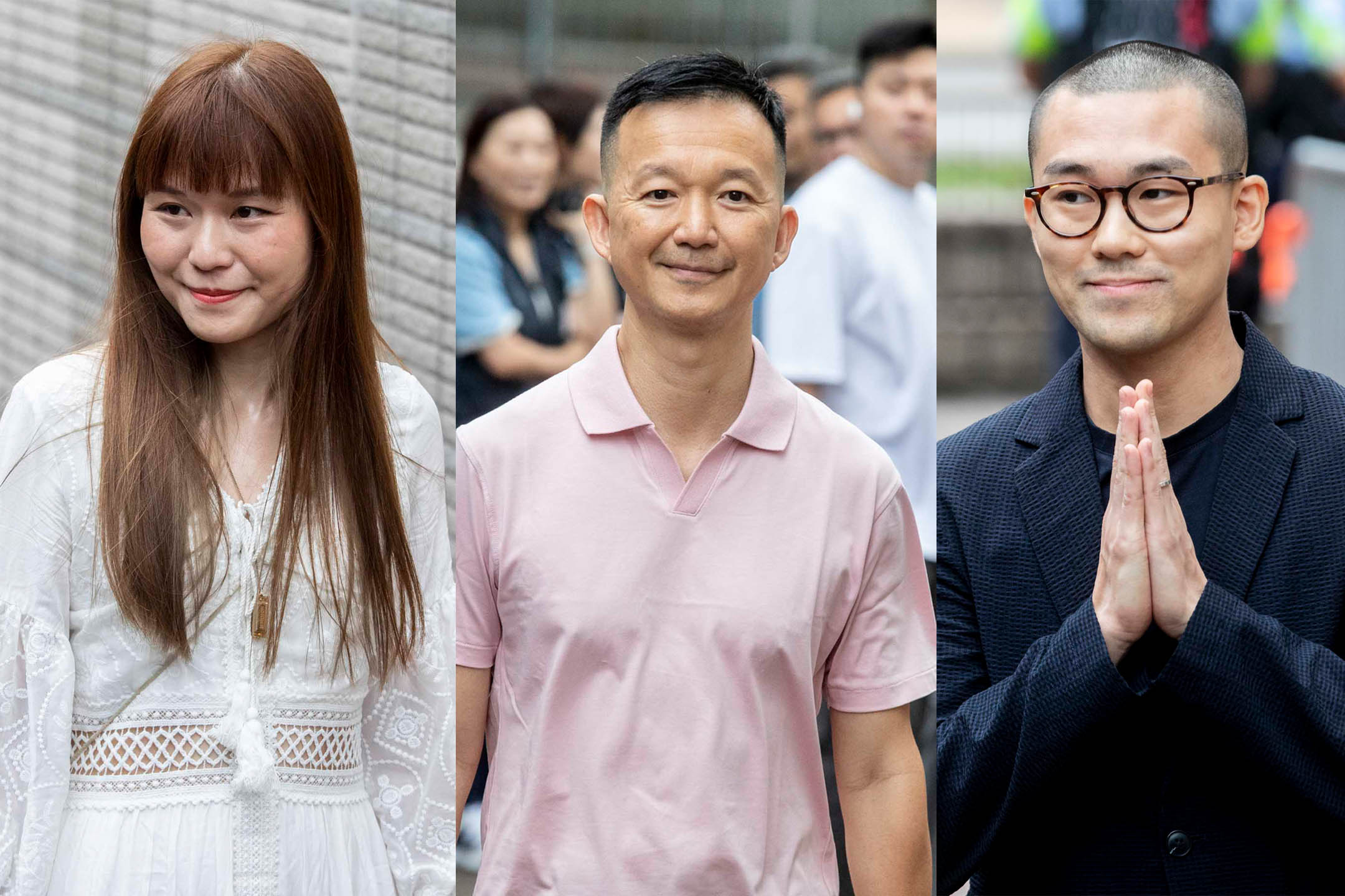 2024年5月30日,香港民主派47人初选案首日裁决,杨雪盈、陈志全、彭卓棋被判串谋颠覆国家政权罪成。摄:林振东/端传媒