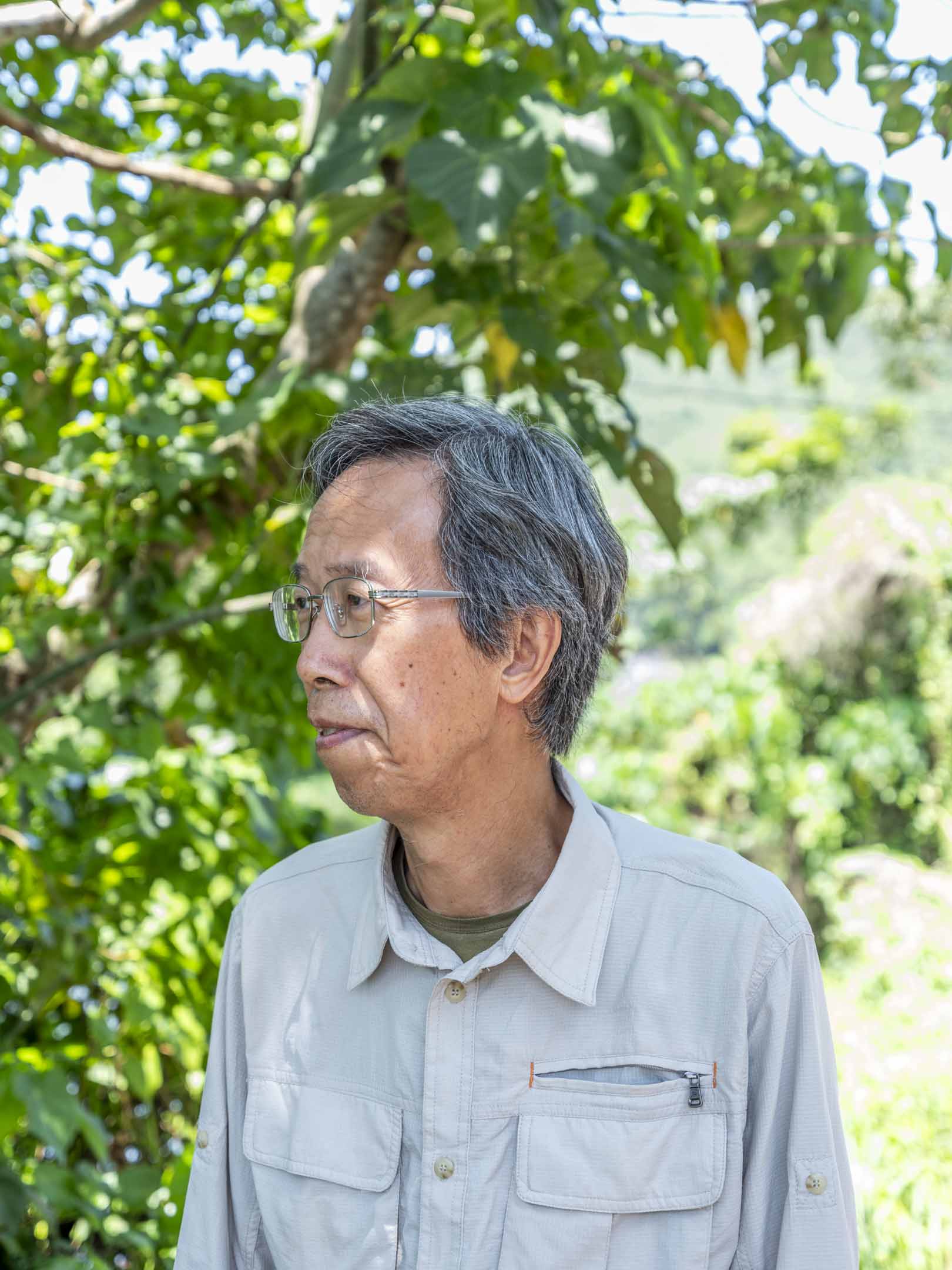 《南涌講古》作者松木。攝:林振東/端傳媒