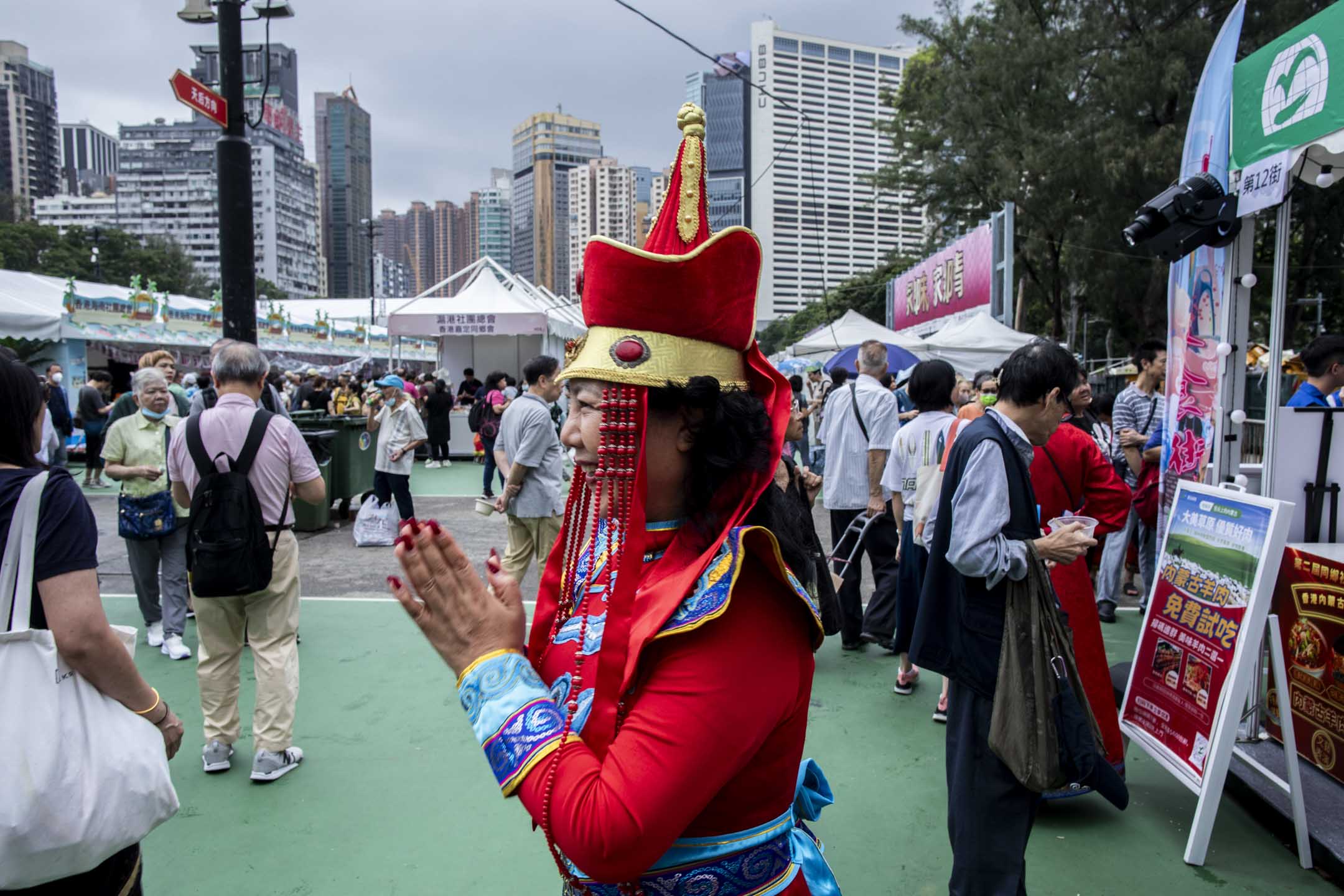 2024年6月4日,第二屆同鄉社團家鄉市集嘉年華在維園舉行。攝:林振東/端傳媒
