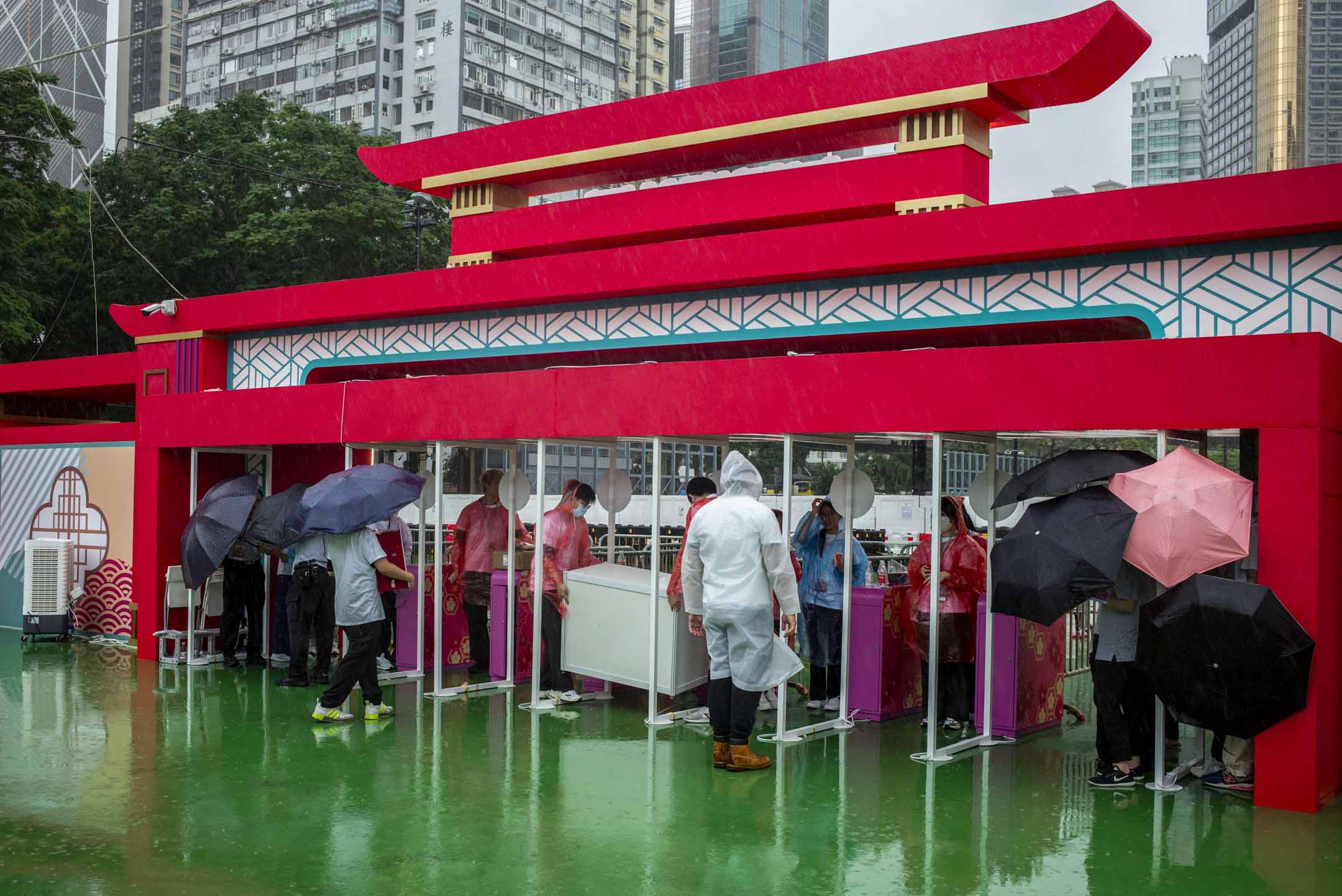 2024年6月1日,第二屆同鄉社團家鄉市集嘉年華在維園舉行。攝:林振東/端傳媒