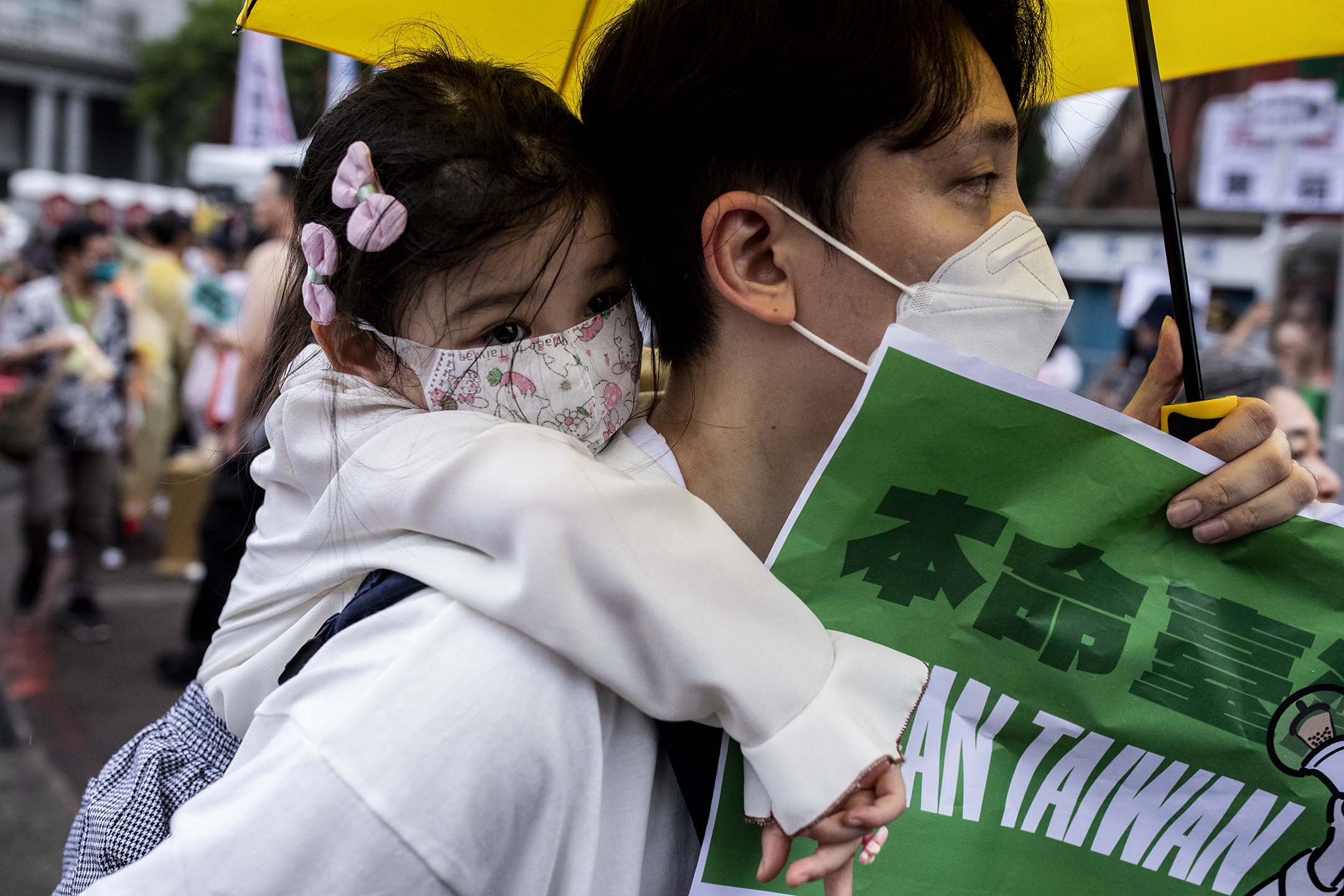 2024年5月24日,台北,立法院审议国会改革法案,立法院外的民众集会。摄:林振东/端传媒