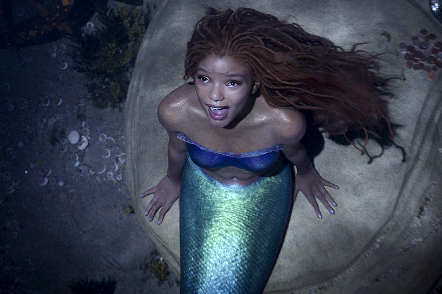 《小美人鱼》由身为非裔的 Halle Bailey 饰演女主角。网上图片