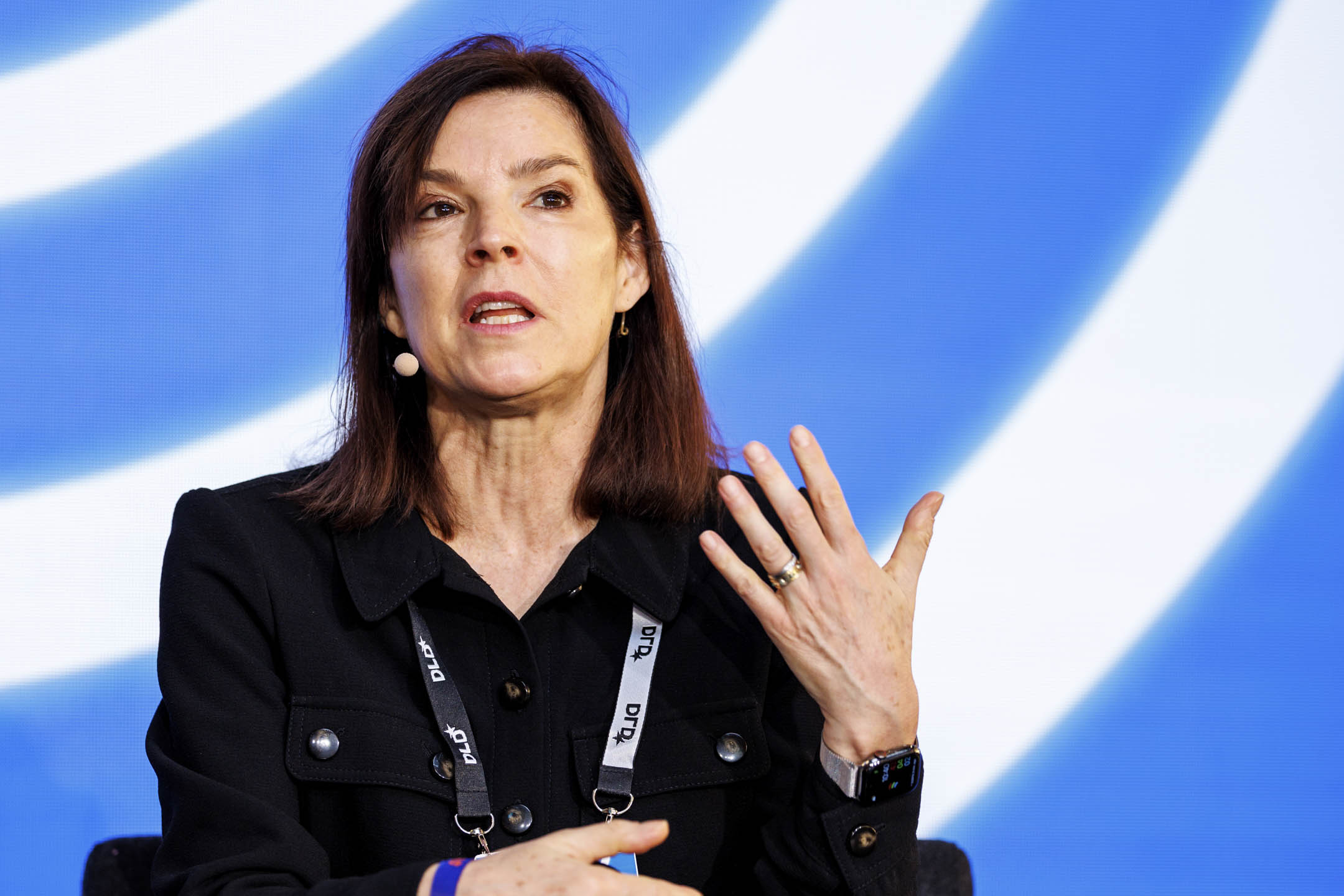 《華爾街日報》主編的 Emma Tucker。攝:Matthias Balk/dpa (Photo by Matthias Balk/picture alliance via Getty Images