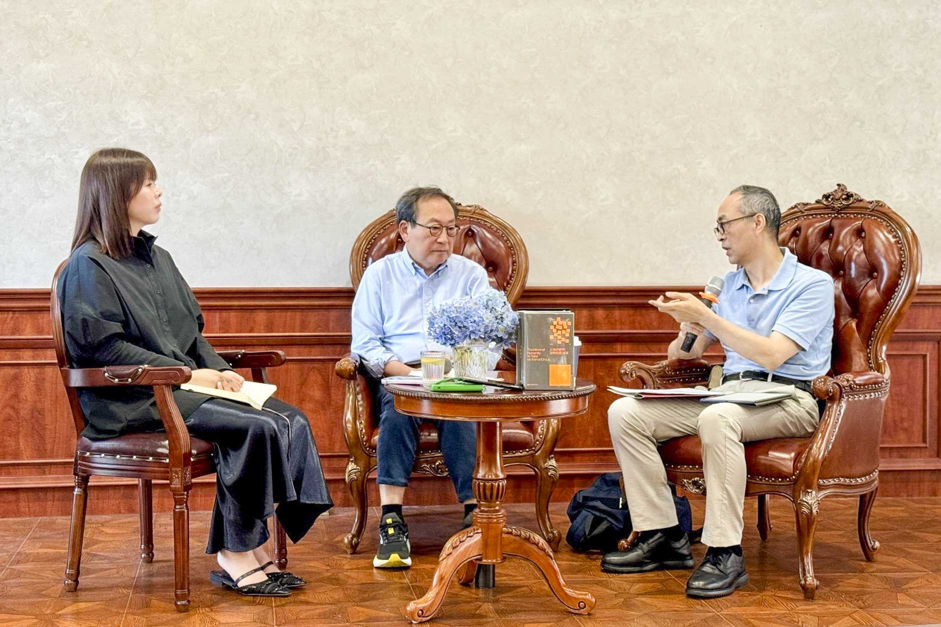 學者錢永祥出席座談會。圖:出版社提供