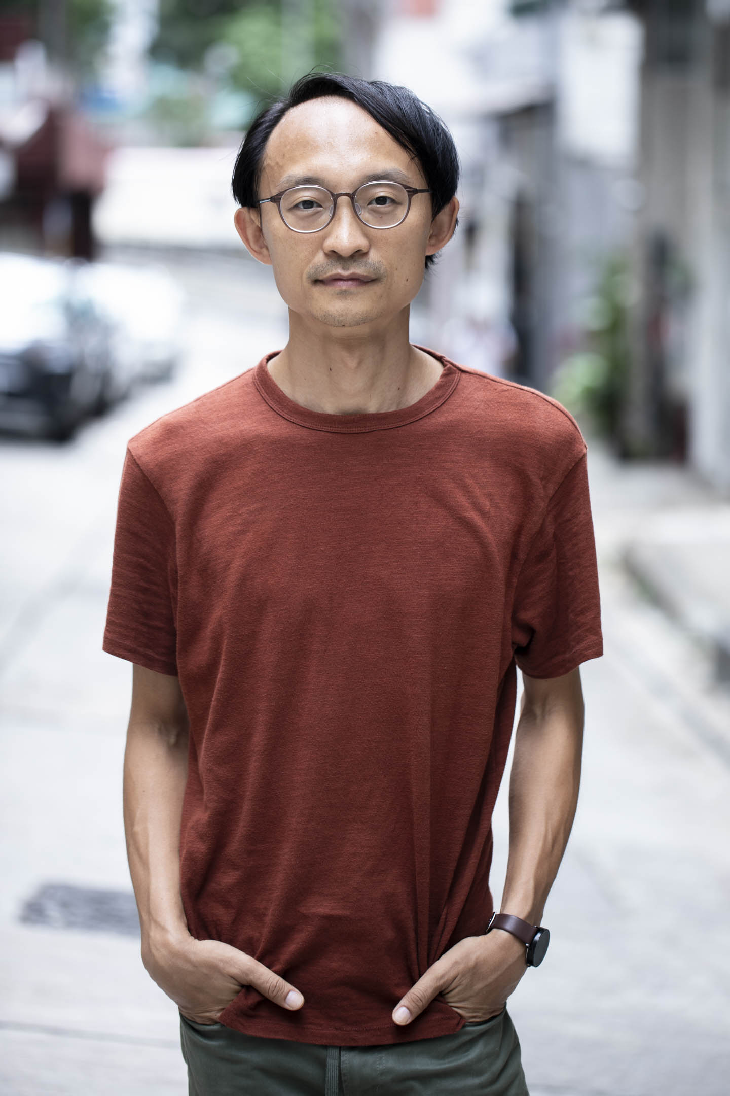 Kit :坪洲的“岛民书店”店主。摄:林振东/端传媒