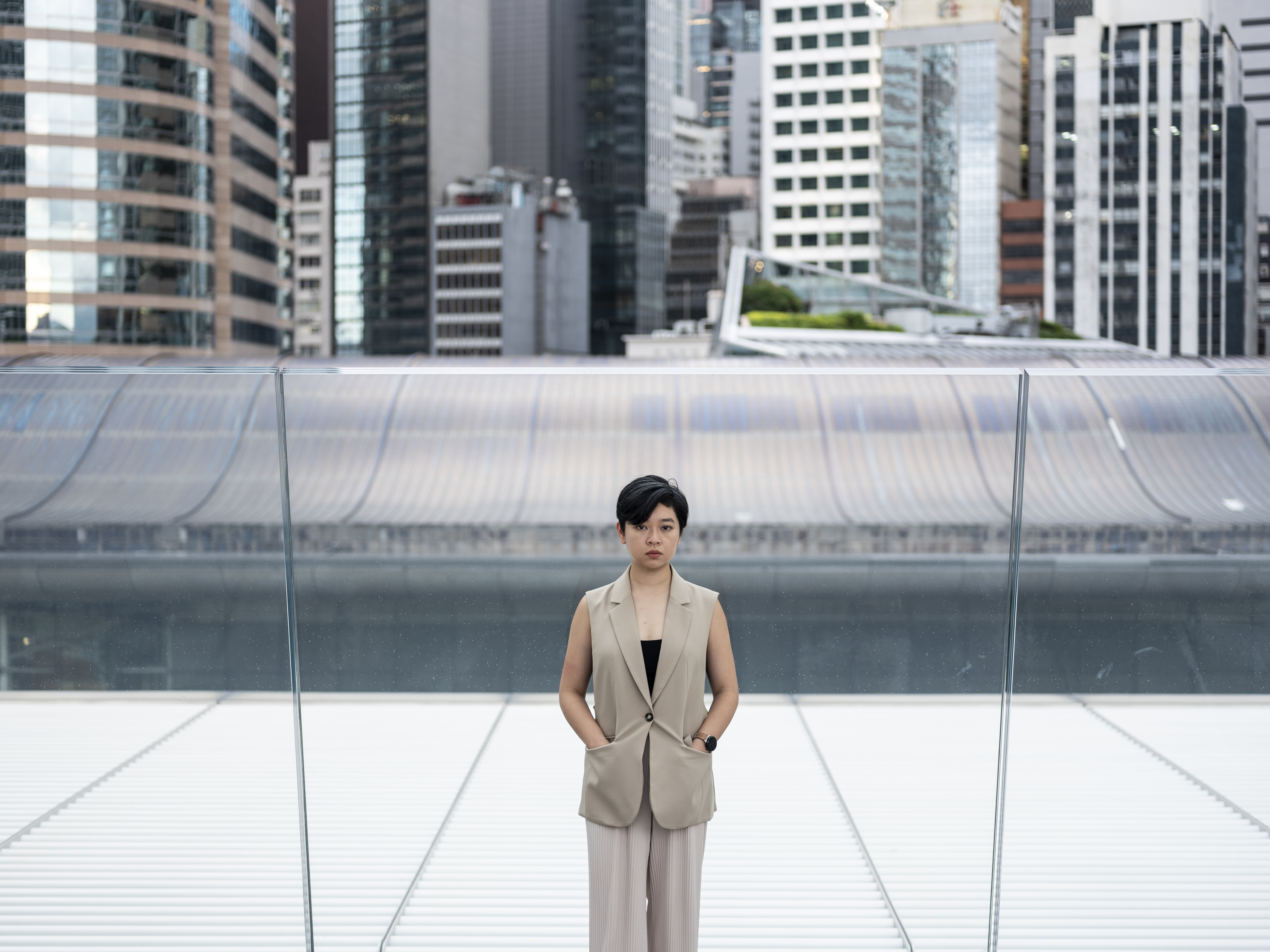 新任记协主席、前《华尔街日报》(WSJ)记者郑嘉如(Selina Cheng)。摄:林振东/端传媒