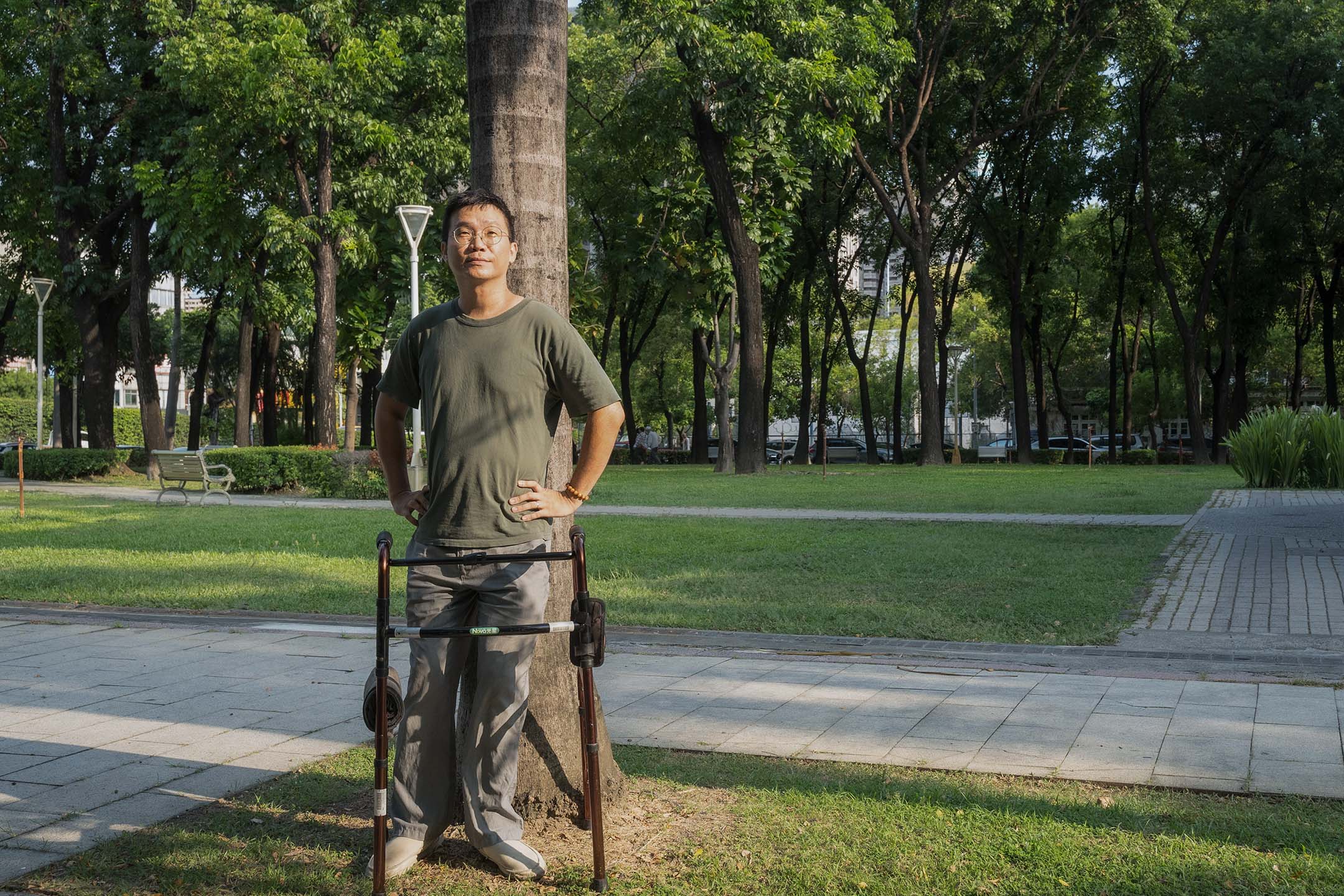 高雄市森林城市协会理事长庄杰任。摄:唐佐欣/端传媒