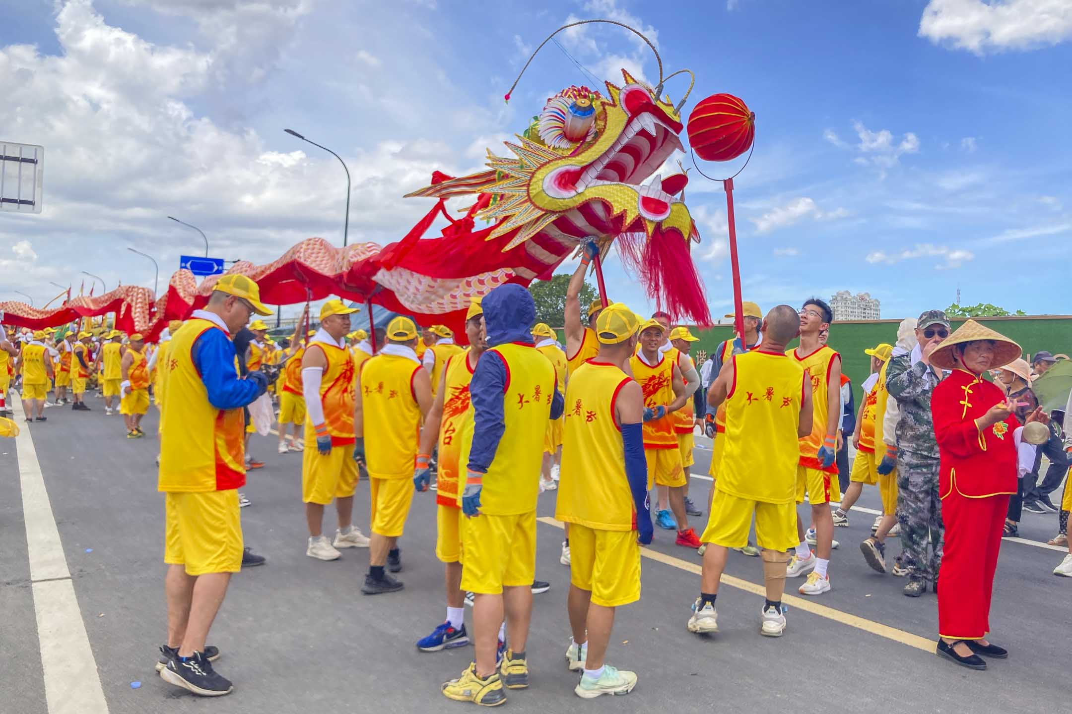 葭沚遊神送大暑船。攝影:郝偉凡