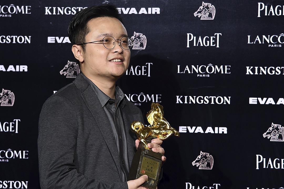 毕赣获台湾金马奖最佳新导演。摄:Billy Dai /REUTERS