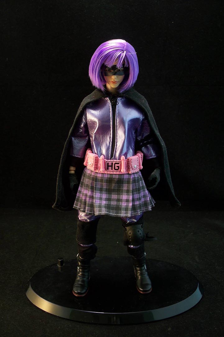 正因为少见可爱, Hit Girl 公仔相当抢手。图片由 Living Dead Dolls 提供