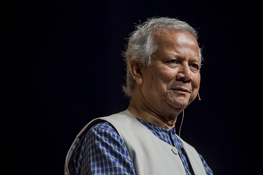 穆罕默德.尤努斯(Muhammad Yunus)。摄:罗国辉/端传媒