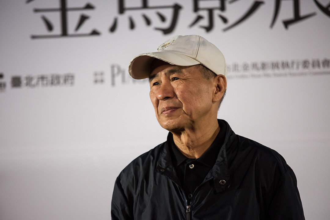 2015年11月17日,台北,候孝贤导演出席金马奖宣传活动。摄: Billy H.C. Kwok/端传媒