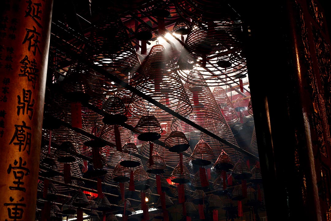 上环文武庙。摄:Mark Kolbe/Getty