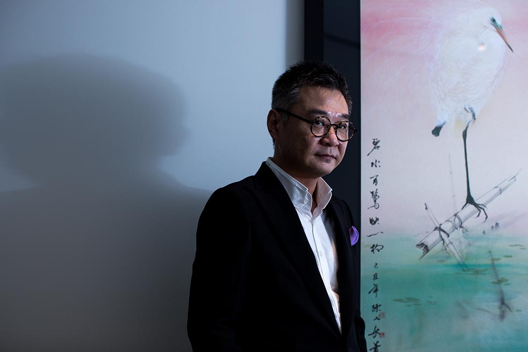 國畫術數專家陳戈航。攝:盧翊銘/端傳媒