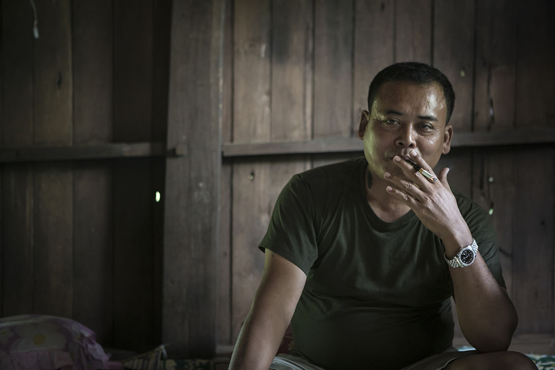 BGF副總司令Saw Tin Win上校。攝 : Mathieu Willcocks/端傳媒