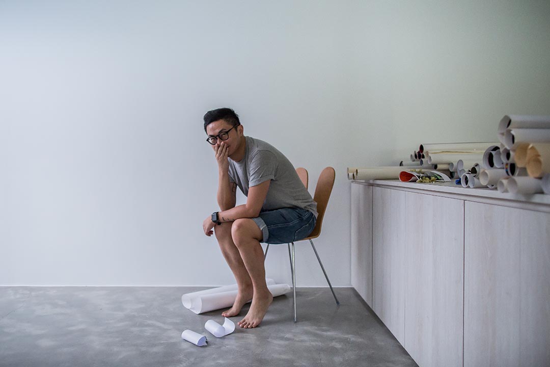 台灣平面設計師聶永真。攝: Billy H.C. Kwok/ 端傳媒