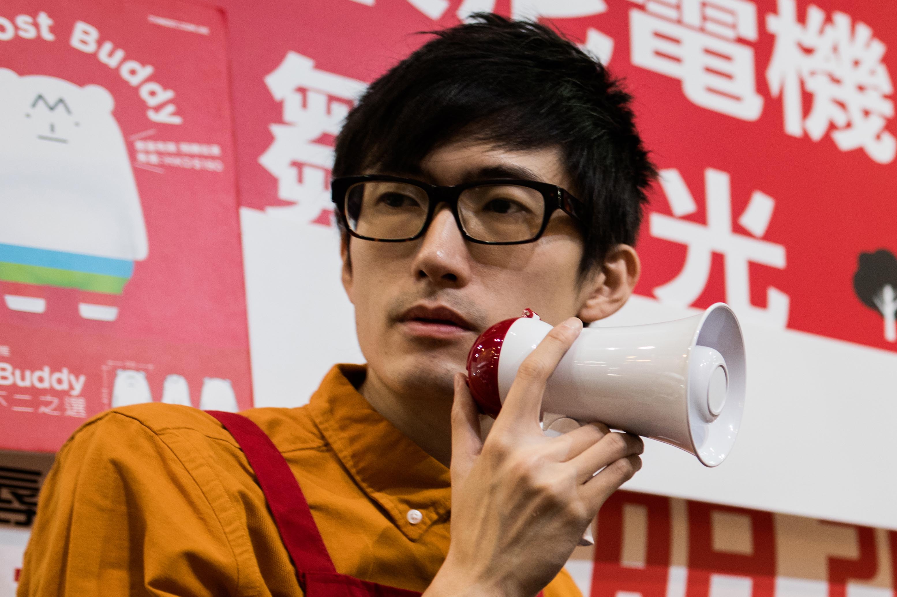 林日曦表示他一般不自拍。摄:Lit Ma/端传媒
