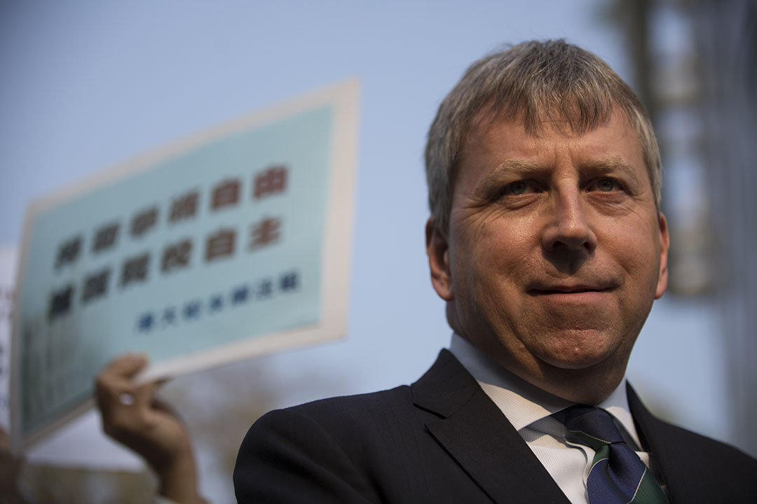 香港大學校長馬斐森。 攝:羅國輝/端傳媒