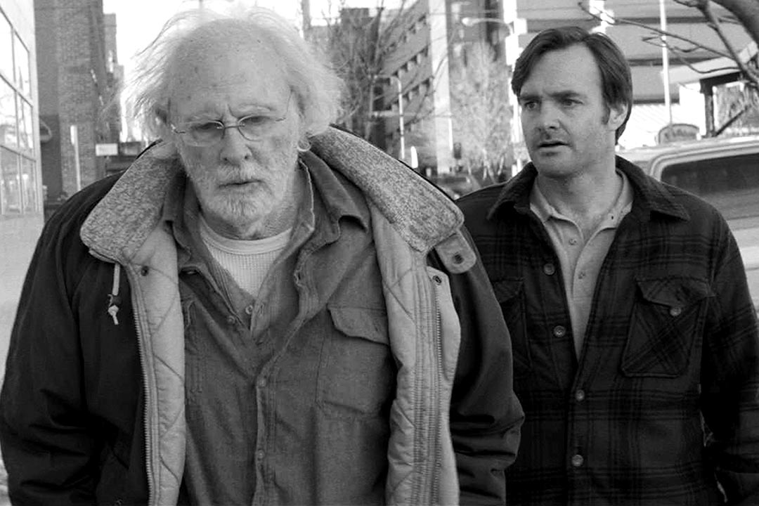 Bruce Dern 在《百万奖金梦》(Nebraska)中饰演糟老头 Woody ,性格固执,在家中少言少语。图为《百万奖金梦》(Nebraska )剧照。