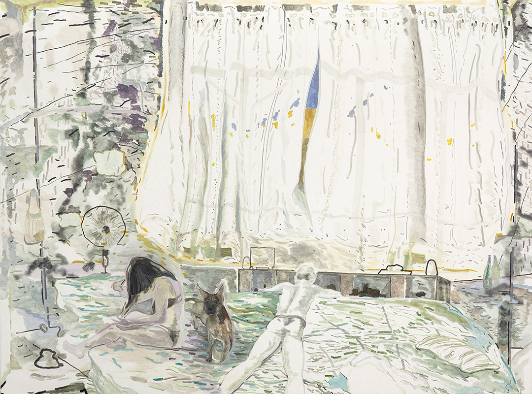 830AM, Getting Ready For Breakfast, Oil on canvas, H120 x 160 cm, 2014。圖片由藝術家提供