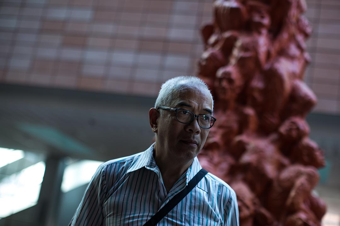 港大校友关注组成员程翔。摄:卢翊铭/端传媒