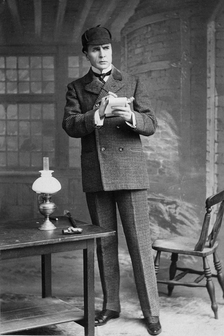 03  1916，无声电影Sherlock Holmes /导演：Arthur Berthelet / 故事：柯南．道尔 （Arthur Conan Doyle） / 扮演者：William Gillette