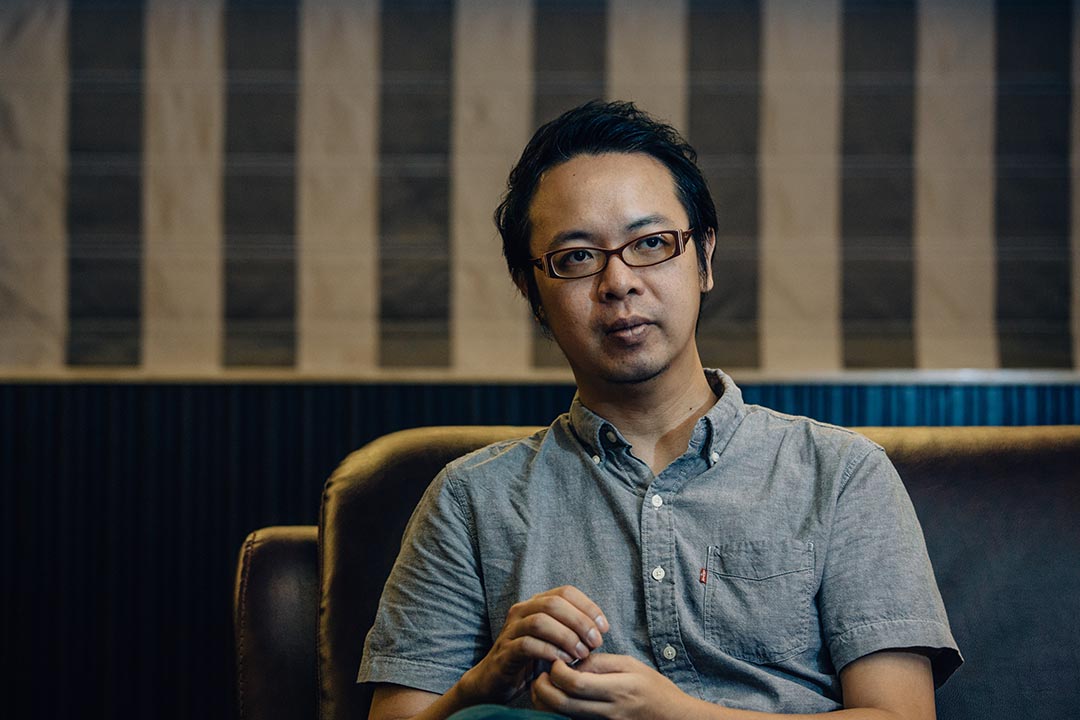 电影《哪一天我们会飞》编剧陈心遥。摄:卢翊铭/端传媒